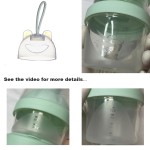 婴儿零食盒厂家 - 2层卡通塑料便携