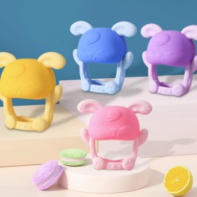 婴儿磨牙手套厂家 - 食品级防掉落手腕