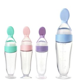 Baby Feeding Bottle Manufacturer - NEW 90ml Safety Silicone Spoon