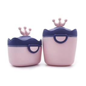 婴儿奶粉盒厂家 - 安全PP皇冠形状功能