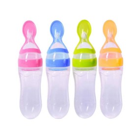 Baby Feeding Bottle Factory - 90ml Silicone Rice Cereal Spoon