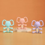 婴儿磨牙器生产厂家 - 无BPA动物大象形状