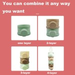 婴儿食品储存盒厂家 - 3-4层熊款便携