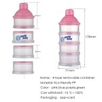 婴儿奶粉盒厂家 - 4层盒装粉末容器