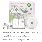 电动吸奶器生产厂家 - 便携150ml硅胶双头