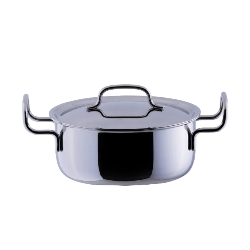 炖锅生产厂家-高端柳宗理不锈钢带盖22cm