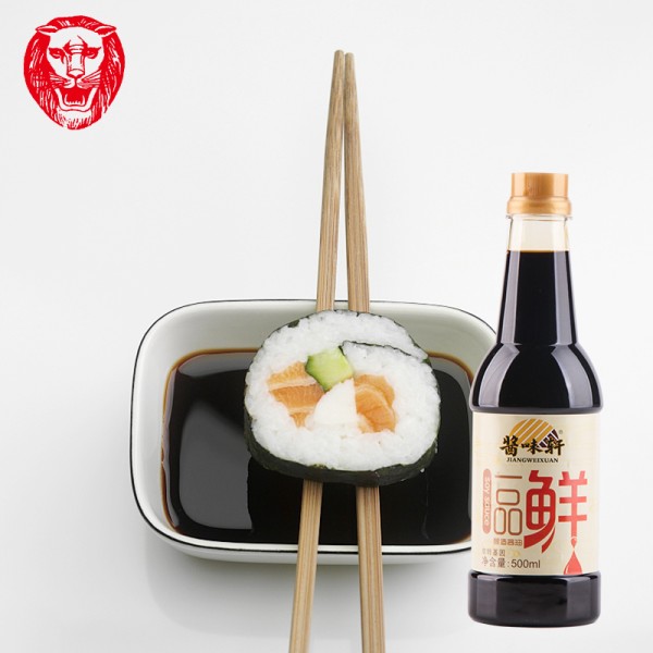 Wholesale Home Use Non-GMO Dark Soya Sauce Low Price Chinese Brewed Soy Sauce Fresh Taste  Bright Red-brown