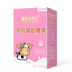 OEM/ODM Dr Sunflower Milk Calcium Gel Candy Health Food for Children