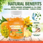 OEM ODM Private Label Children Vitamin C Gummy 1000mg Healthy Immune System Vitamin C Gummies for Kids