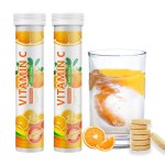Nutrition Supplement Private Label Effervescent Tablets Vitamin C Tablets