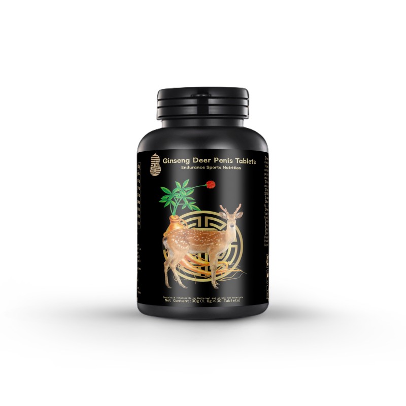 Factory Private Label Male Ginseng Deer Whip Tablets Enhance Energy Enhance Endurance Improve Excitement Men Ginseng Deer Whip