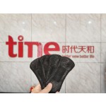 卫生巾工厂-可定制黑色抗菌炭面透气155mm