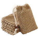 肥皂袋厂家 - 棉麻沐浴抽绳剑麻