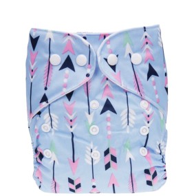 Newborn Diapers Manufacturer - Lokeystar Blue Printed Pocket