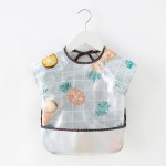 儿童围裙围兜生产厂家 - 防水三角巾短袖