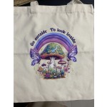 购物袋厂家 - 热转印棉质蝴蝶