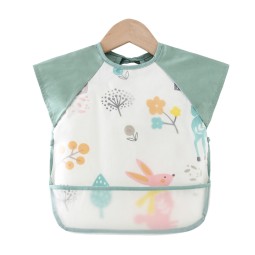 儿童围裙围兜生产厂家 - 防水三角巾短袖