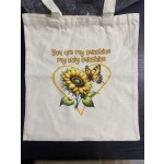 购物袋厂家 - 热转印棉质蝴蝶