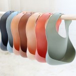 婴儿硅胶围兜厂家 - 跨境防水儿童围兜