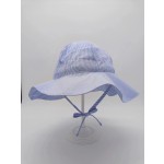 防晒帽厂家 - 条纹桶帽宽边