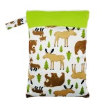 湿袋生产厂家 - 双拉链25x35cm拼色