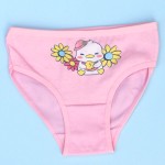 女孩内衣厂家 - 可爱图案4件套