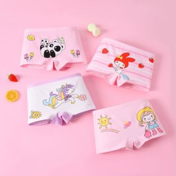 女孩内衣厂家 - 棉质男孩短裤平角裤