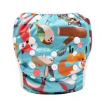 婴儿游泳裤生产厂家 - 可重复使用按扣可调布质