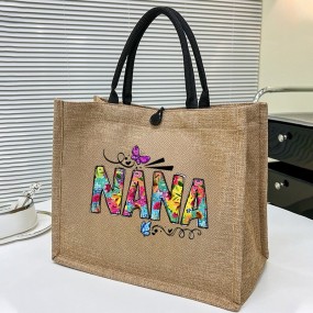 黄麻袋厂家 - 空白粗麻布纽扣锁热转