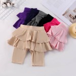 裙装打底裤生产厂家 - 女孩带裙打底裤6-12岁