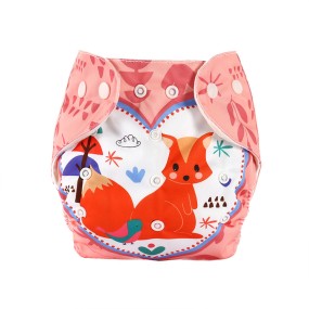 婴儿尿布生产厂家 - Lokeystar卡通印花可重复