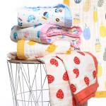 襁褓毯厂家 - 120x150cm纱巾卡通棉