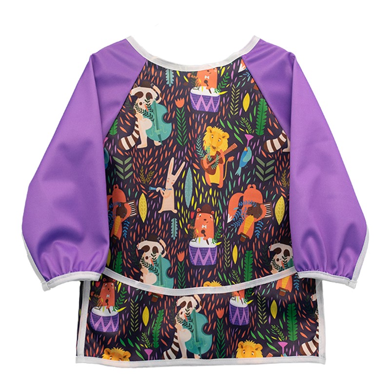 儿童拍嗝巾厂家 - 批发喂养围兜带口袋