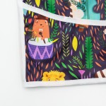 儿童拍嗝巾厂家 - 批发喂养围兜带口袋