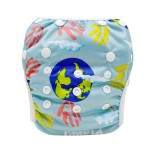 婴儿游泳裤生产厂家 - 可重复使用按扣可调布质