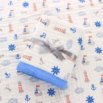 襁褓毯厂家 - 120x150cm纱巾卡通棉