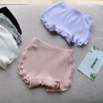 女孩安全裤厂家 - 夏季棉质蕾丝边