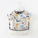 儿童围裙围兜生产厂家 - 防水三角巾短袖