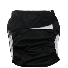 Adult Diaper Covers Manufacturer - Lokeystar Black Stick Waist