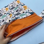 湿袋生产厂家 - 双拉链25x35cm拼色