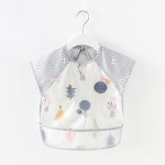 儿童围裙围兜生产厂家 - 防水三角巾短袖