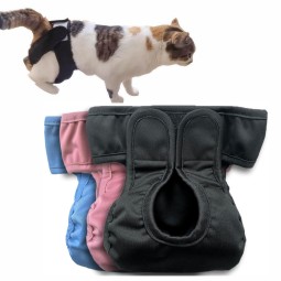 Cat Diapers Manufacturer - Custom Brand Spraying Reusable Adjustable