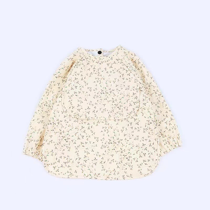 婴儿围兜厂家 - 定制颜色PU聚酯长袖