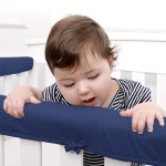 婴儿床护栏套生产厂家 - 3件磨牙边绒布可逆