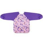 婴儿围兜厂家 - 生产厂家定制印花长袖