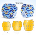 Swim Diapers Factory - Baby Toddler Snap Reusable Adjustable