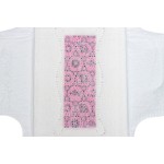 卫生巾生产厂家-宏护理8层粉色负离子芯片