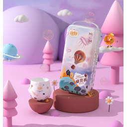 婴儿拉拉裤供应商-益盈超薄干爽透气精灵设计男女宝