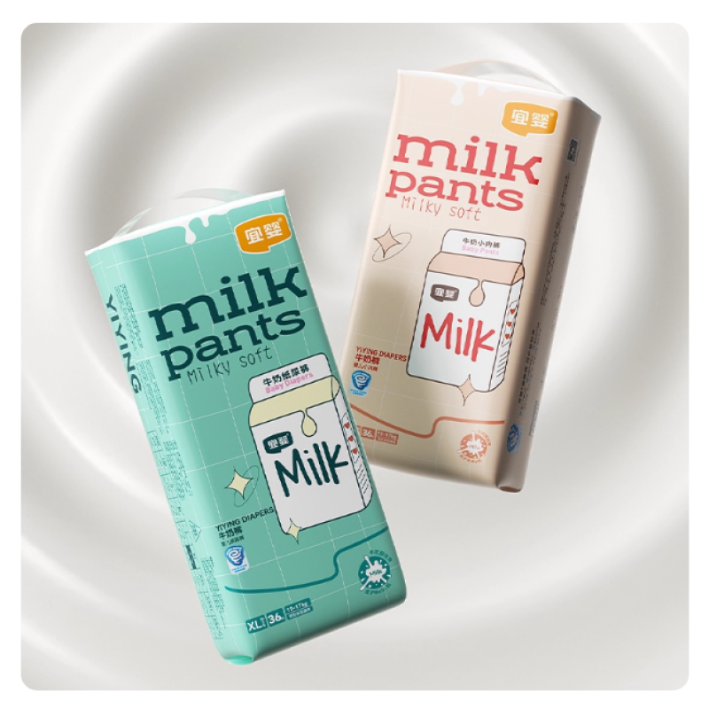 婴儿纸尿裤供应商-益盈婴儿牛奶裤柔软非织造