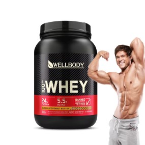 WELLBODY OEM/ODM Customized Natural 100% Bulk Concentrate Protein Whey Isolate Whey Protein Powder Whey Protein